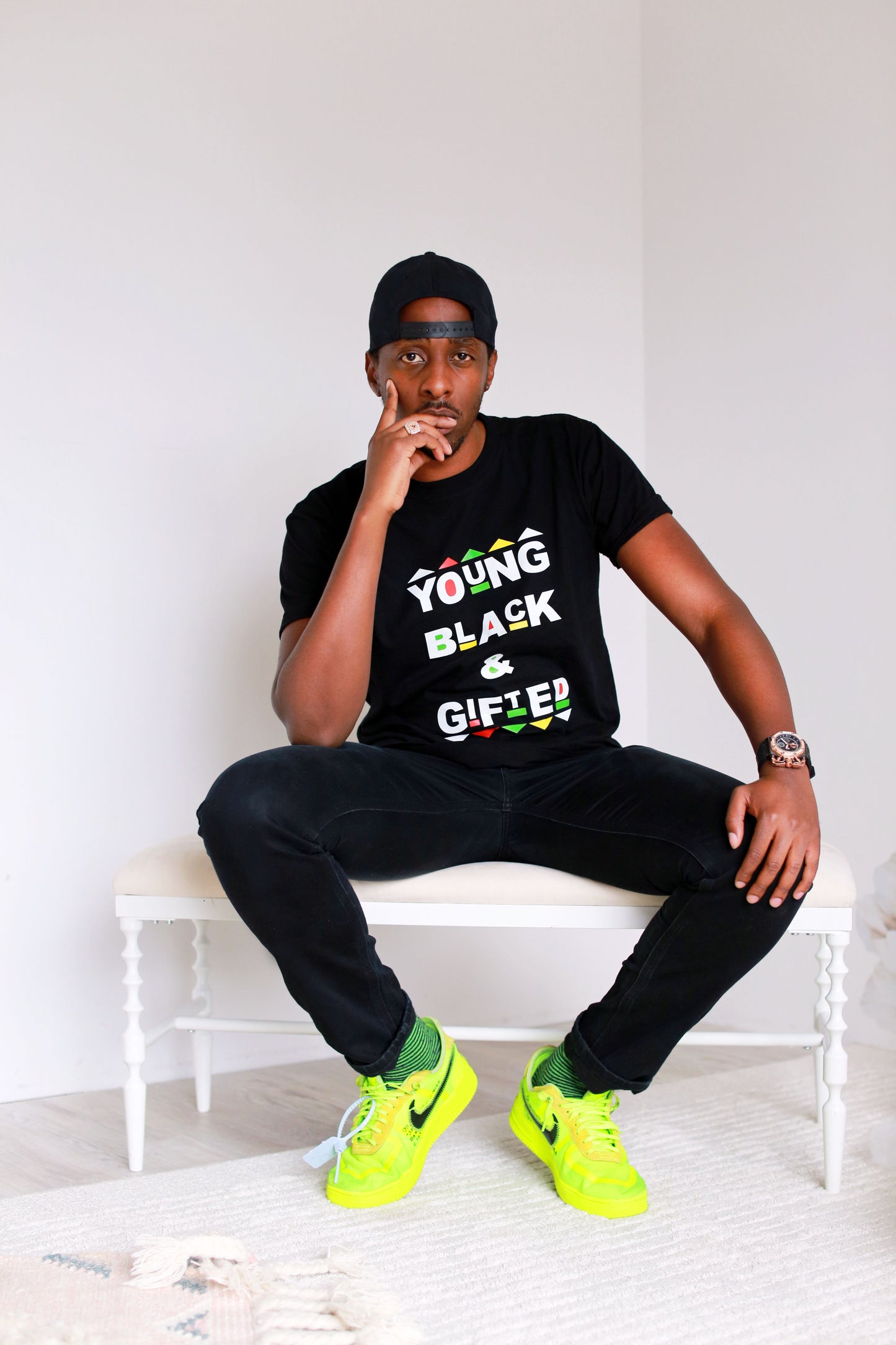 "Young Black & Gifted" Adult T-Shirt